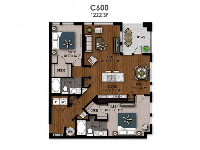 Floorplan - AMLI Riverfront Park