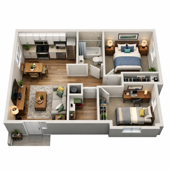 Interior Photo - Oak Leaf Apartments