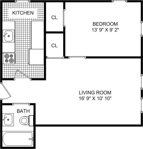 Floorplan - Barrington Apartments