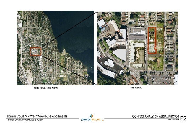 Aerial Photo - SPOKANE AT RAINIER COURT a 55+ Affordable ...