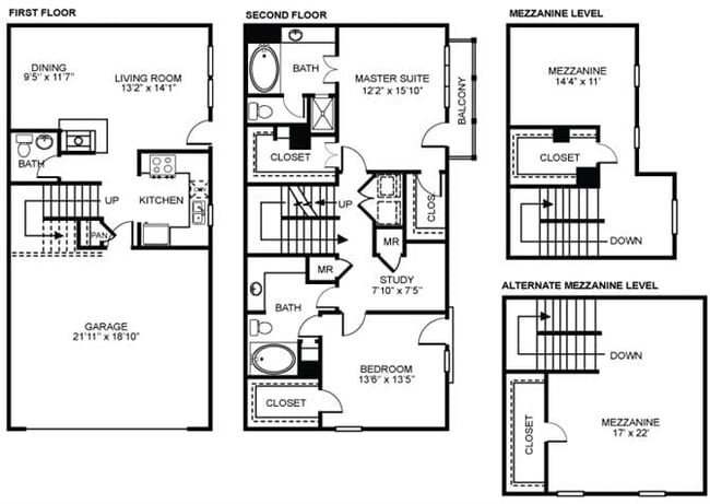 Floorplan - Estancia Townhomes