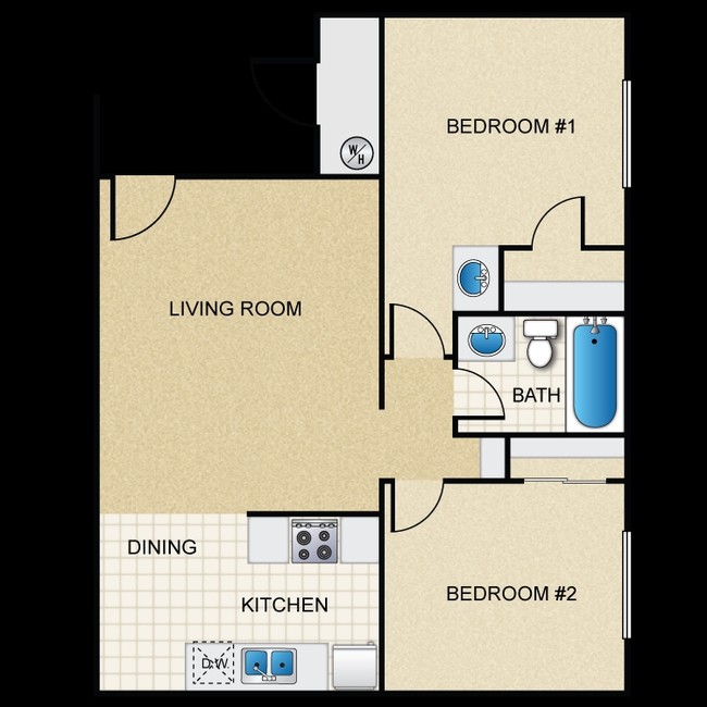 Floorplan - Deerfield Village on Fort Lowell