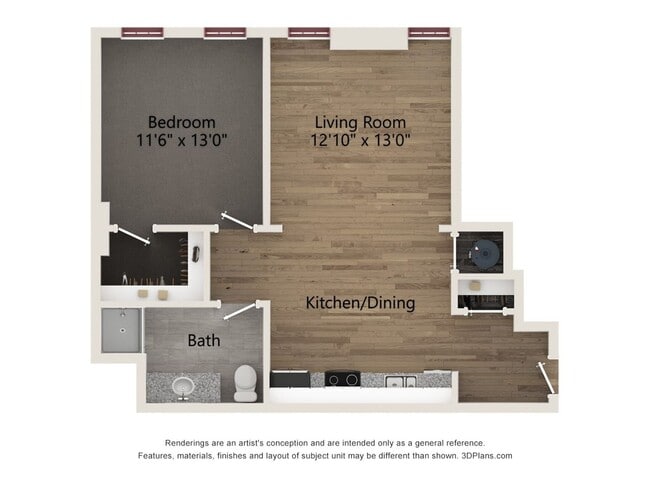 Primary Photo - Short North! 1 Bedroom, 1 Bath