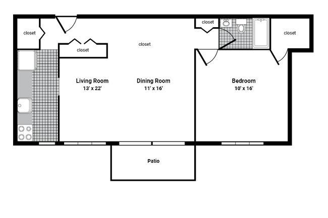 1 Bedroom | 1 Bathroom - The Tedwyn