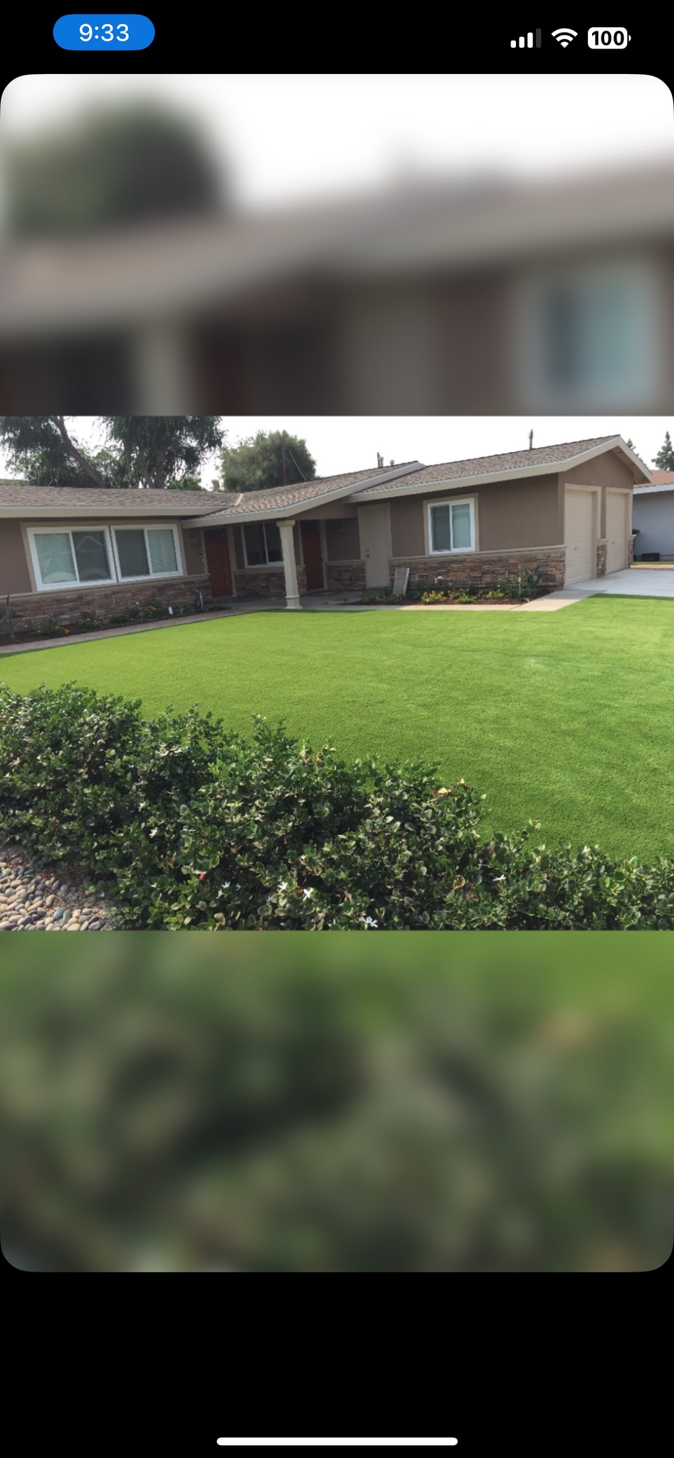Landscaping side view - 2192 American Ave
