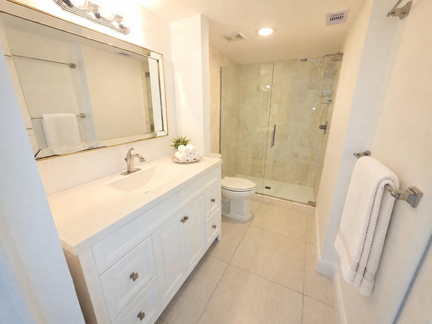 Master Bath. Virtually staged for Design Purposes only. Rental is unfurnished - 154 Cypress Way E