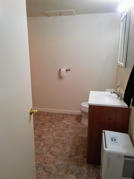 Entrance to basement bathroom - 403 NW Kings Blvd