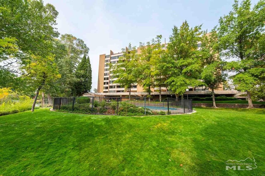 Building A with pool in foreground - 1200 Riverside Dr