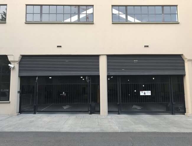 Secure, gated parking enterance - 1400 NW Irving St