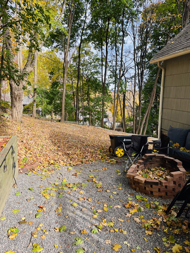 View of private backyard (.25 acre) - 14 Mountain Ave