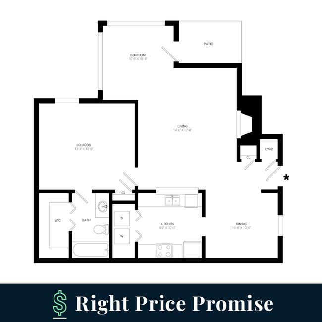 Floorplan - Birchwood at Boulders Apartments
