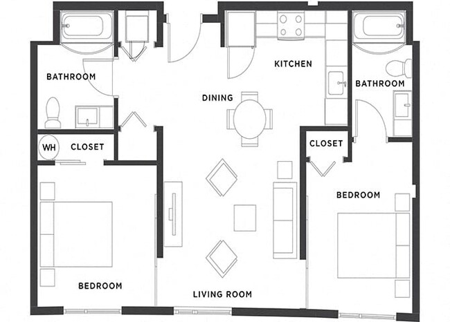 Floorplan - The Fowler Apartments