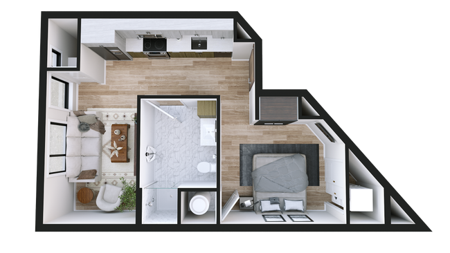 Floorplan - Carraway Apartments