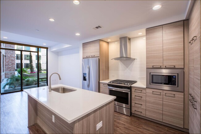 F Floorplan Kitchen and Living - St. Andrie At Buffalo Heights