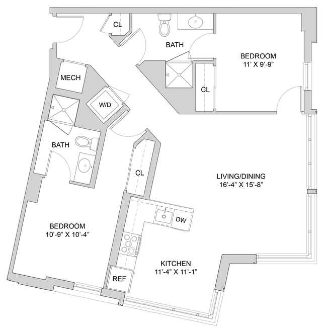Floorplan - The Modern at Art Place