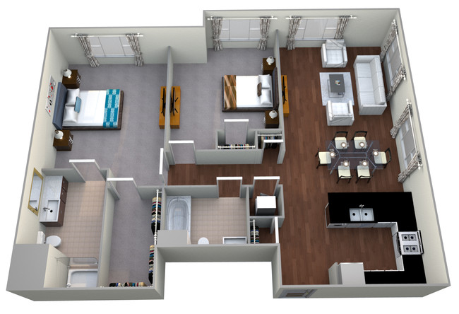 Floorplan - Linea Cambridge Apartments