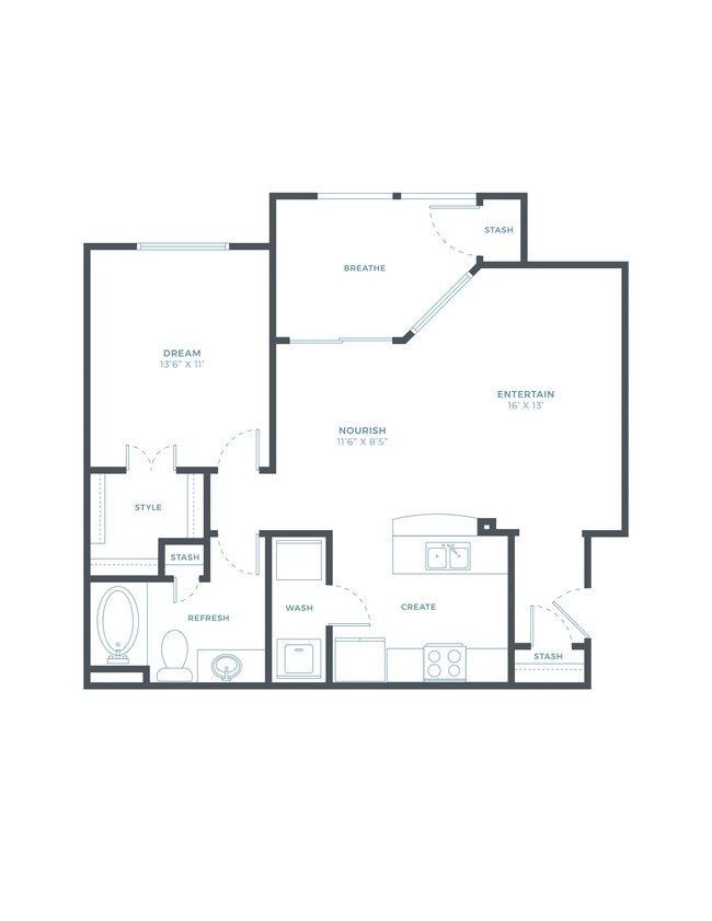 Floorplan - The Bennett Baytown