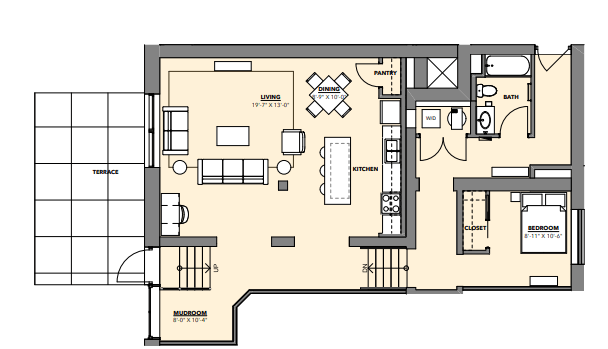 Floorplan - Hawthorne Apartments