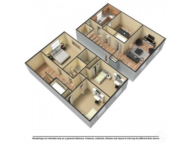 Floorplan - Hidden Elms Apartments
