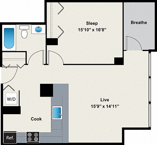 Floorplan - 24 S Morgan Apartments