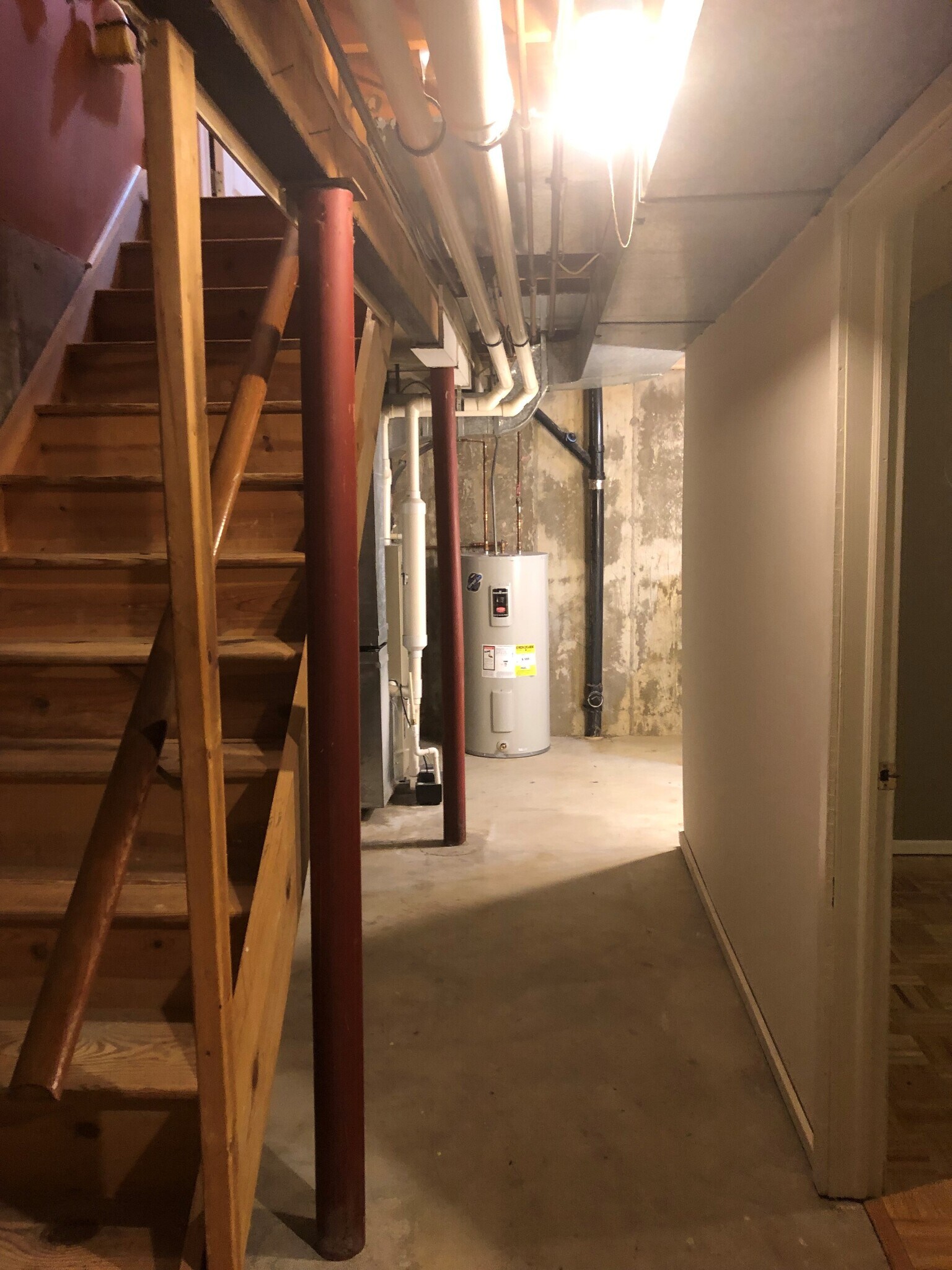 Basement Hallway - 842 Belmont Dr