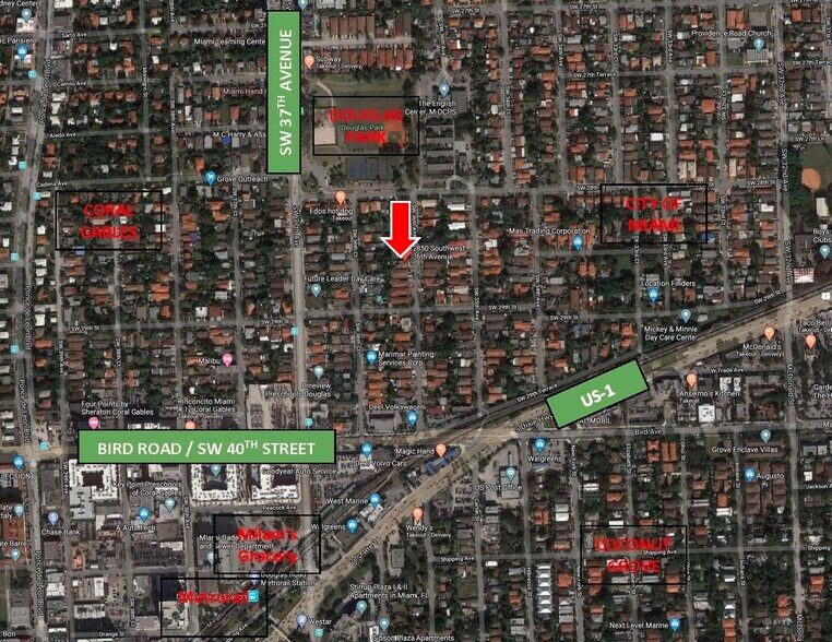 Location Map - 2852 SW 36th Ave