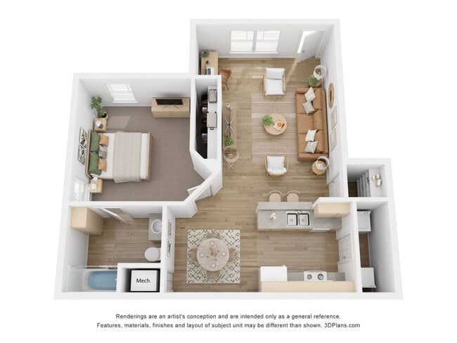 Floorplan - Lakewood Terrace Apartments