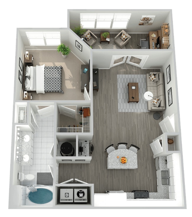 Floorplan - Meridian at Broad Street Market