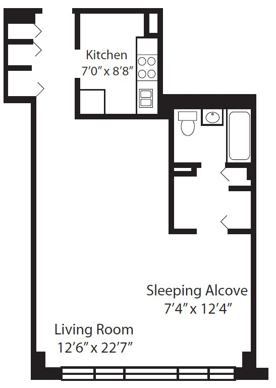 Floorplan - The Ashford NYC