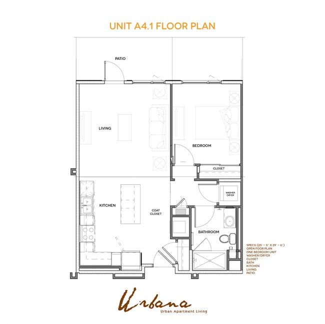 A4 Floorplan - Urbana