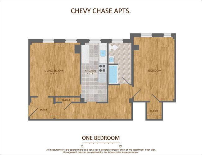 Floorplan - Chevy Chase Apartments