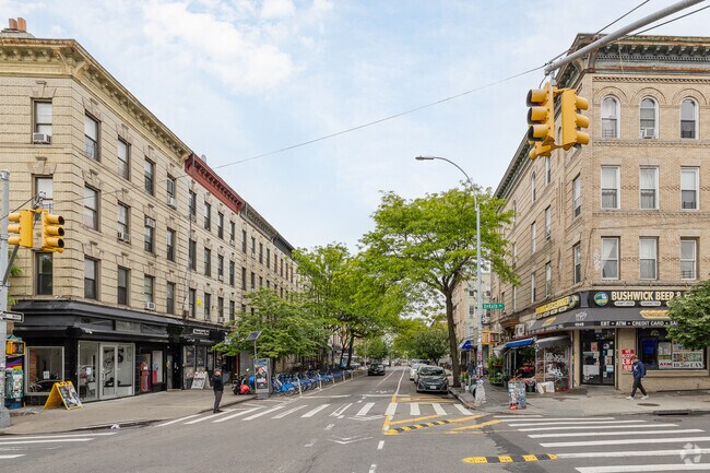 Neighborhood context. - 1549 Dekalb Ave