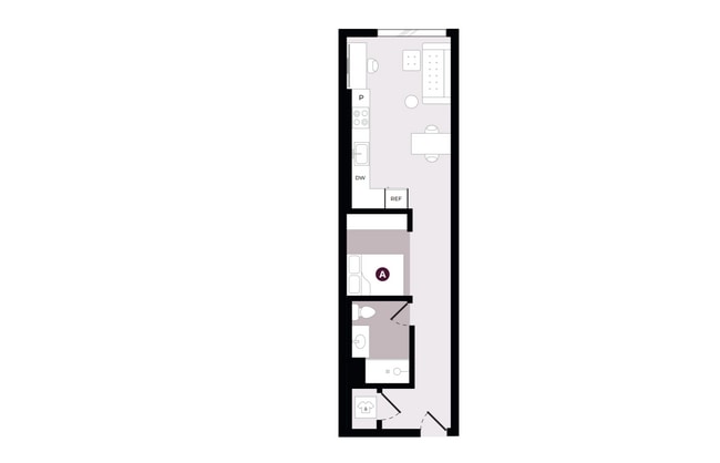 Studio Convertible A - Hub LA Figueroa