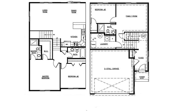 Floorplan - Montgomery Homestead Townhomes