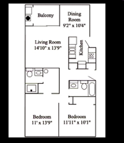 2BR/2BA - Acasa Ocala