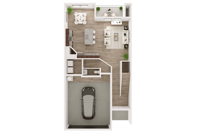 Floorplan - Townes on Tenth Townhomes