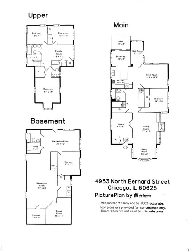 Building Photo - Gorgeous 5 Bedroom / 4 Full Bath Home along Chicago River