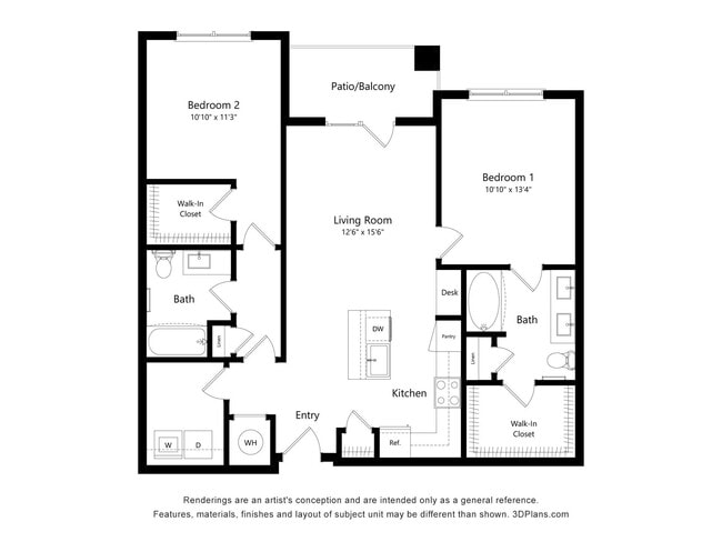 Floorplan - Meridian at Rogers Branch