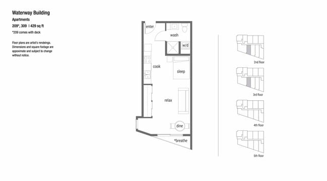 Interior Photo - The Waterway Building