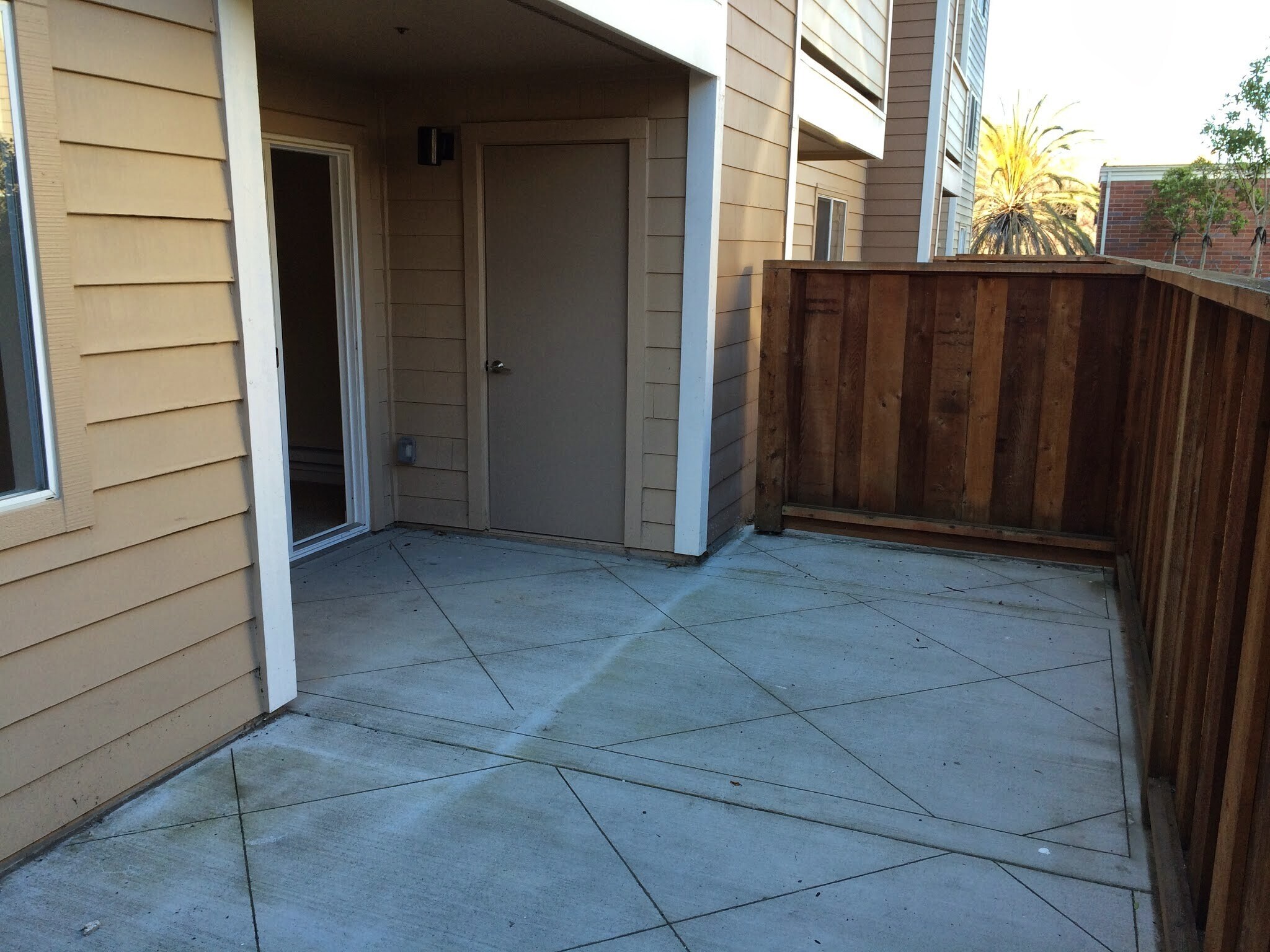 Oversize Patio - Facing West - 6400 Christie Ave