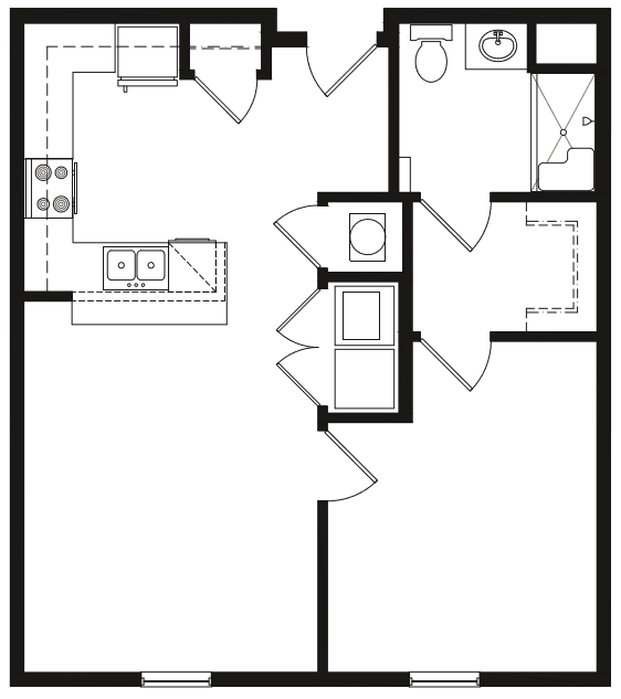 Floorplan - Carpenter Flats