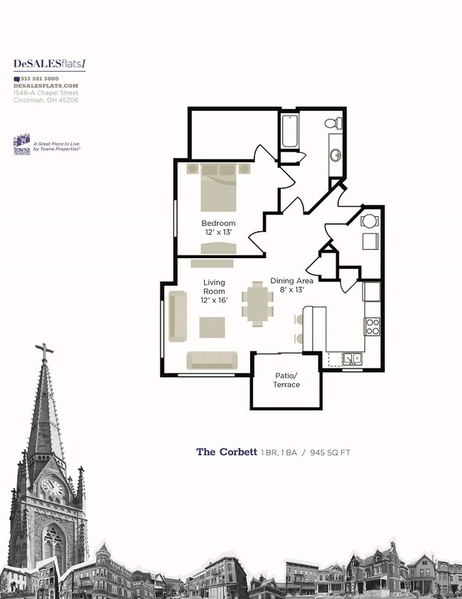 Floorplan - DeSales Flats Apartments*