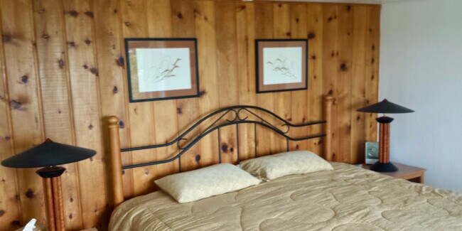 Master bedroom easily accommodates a king size bed. - 8261 Northrop Plz SW