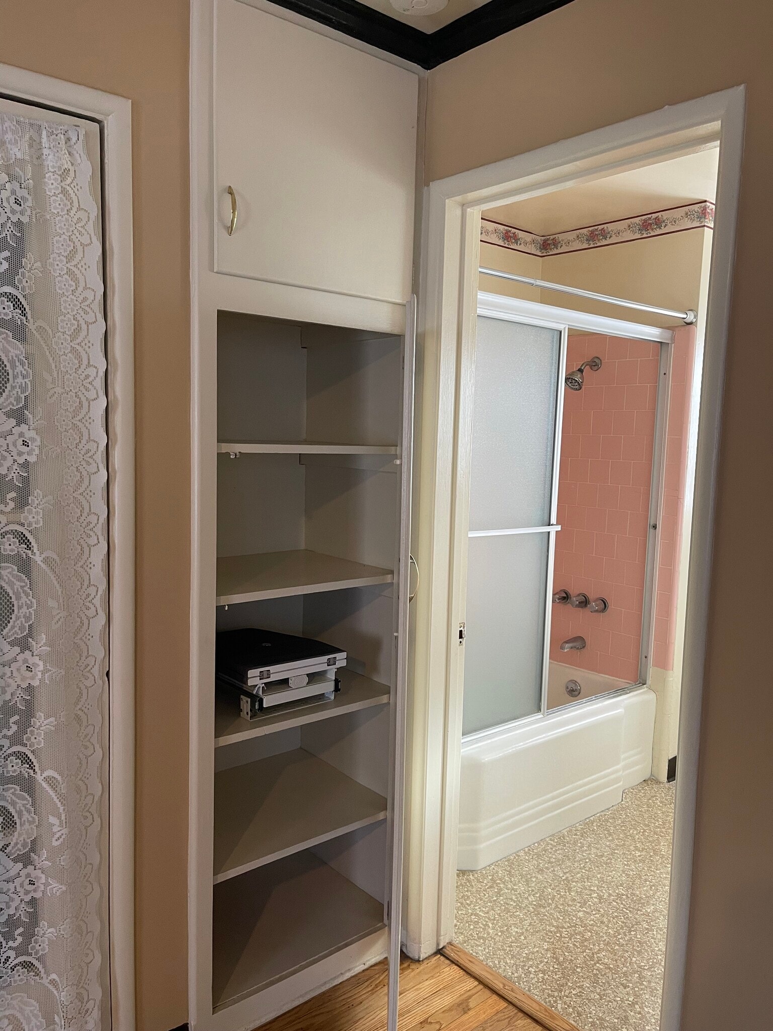 Ironing board (pull-out) - 1431 1/2 N Allen Ave