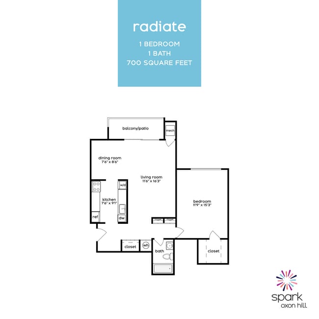 Floorplan - Spark Oxon Hill