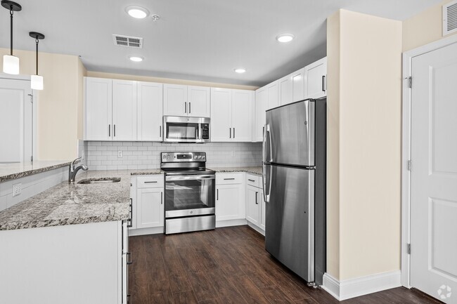 Modern White Kitchens - The Preserve at Whispering Woods