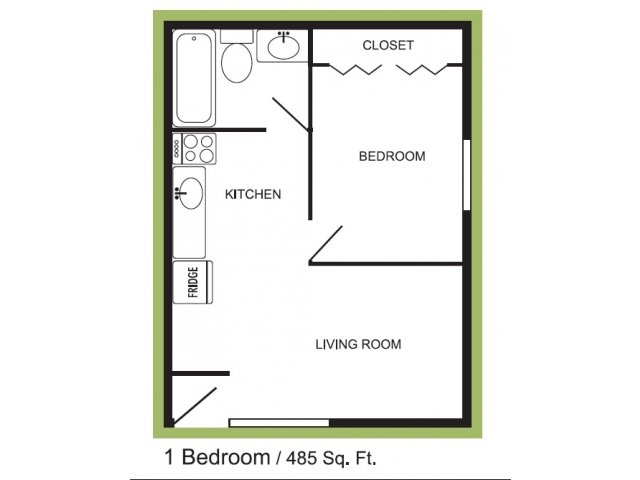 1BR/1BA - Tierra Sol