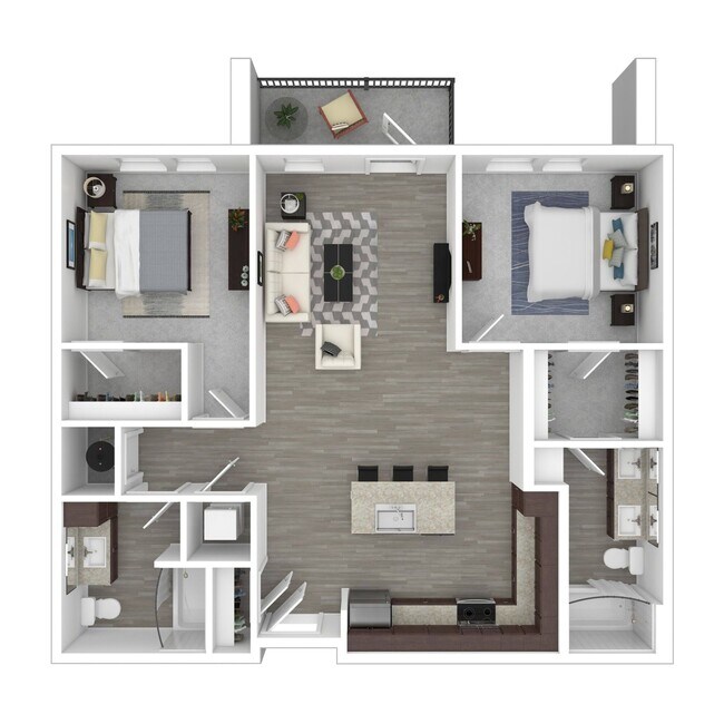 Floorplan - FIFTEEN51 Apartments of Lexington