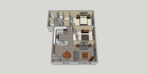 Floorplan - Riverbrook Apartments