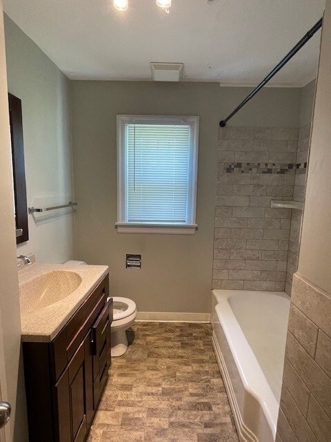Full bath with custom tiled shower/tub - 1409 N Woodburn Ave